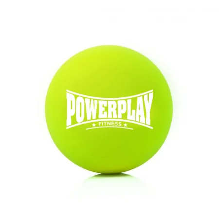 Масажний силіконовий м'яч PowerPlay PP-4354 Silicone Lacrosse Ball (6,3 см.) зелений