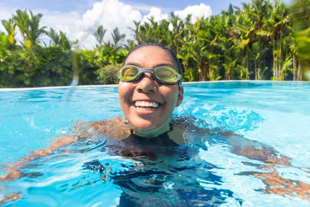 Окуляри для плавання Bestway 14+ 21051 Зелений