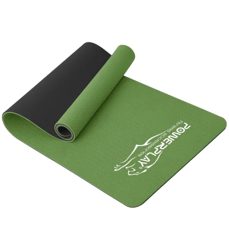 Килимок для йоги та фітнесу PowerPlay 4150 TPE Premium Performance Mat Зелений 183x61x0,6 см