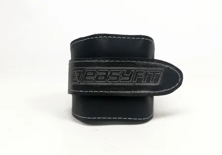 EasyFit F9 Black Leather Cable Machine Cuff