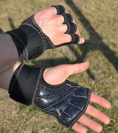 Рукавички для фітнесу MadMax MFG-303 MAXGRIP neoprene wraps Black/Grey L/XL