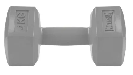 Гантель композитна PowerPlay 4124 Hercules 4 кг. сіра (1 шт.)