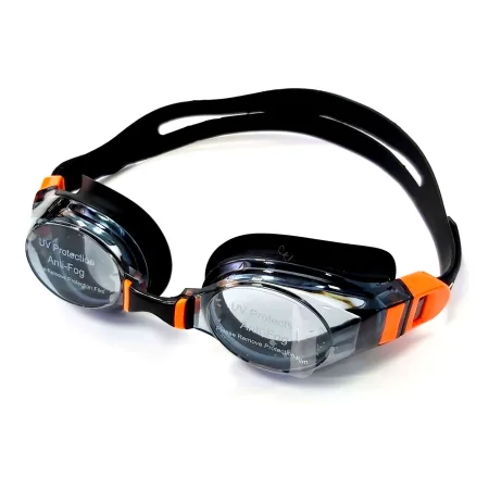 Окуляри для плавання LEACCO чорний оранжевий