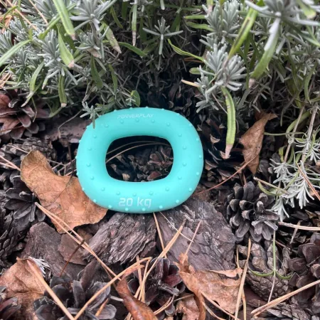 Еспандер кистьовий силіконовий PowerPlay PP-4337 Hand Grip Medium 20 кг. зелений