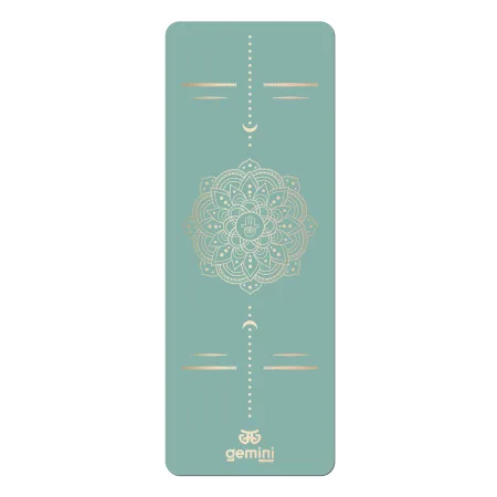 Килимок для йоги каучуковий поліуретан Sport Pro183 см*68 см*5 мм м’ятний