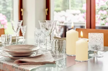 Набір свічок 4 шт. циліндр молочний sw40/80