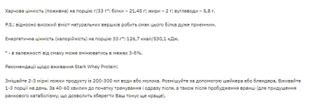 Stark Whey - 1 кг Молочний шоколад