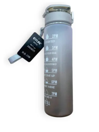Пляшка для води EYUN 900ml сірий-сірий