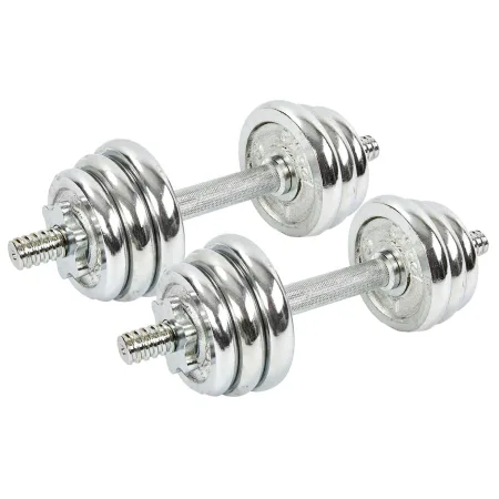 Гантелі розбірні хромовані 2 шт по 7,5 кг
