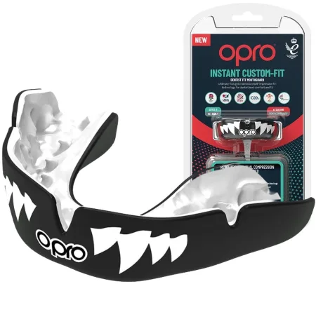 Капа OPRO Instant JAWS взрослая (возраст 11+) Black (art.102525002)