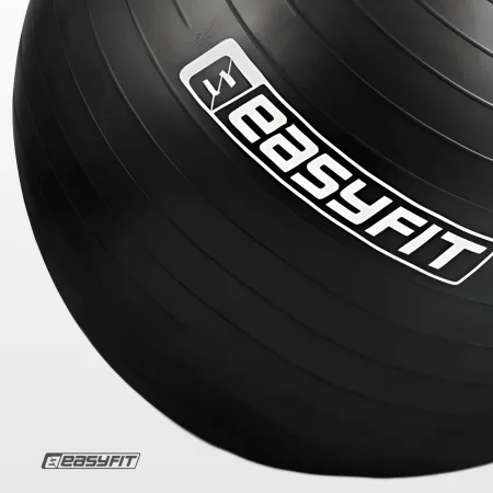 М'яч для фітнесу EasyFit BalanceBall 55 см чорний