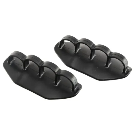 Накладки на долоні грипси Gym Grips силіконові, 2 шт, чорні - 12х5.5х3,5 см