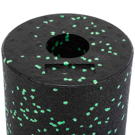 Ролер для занять йогою та пілатесом EPP Чорний-синій - 30 см