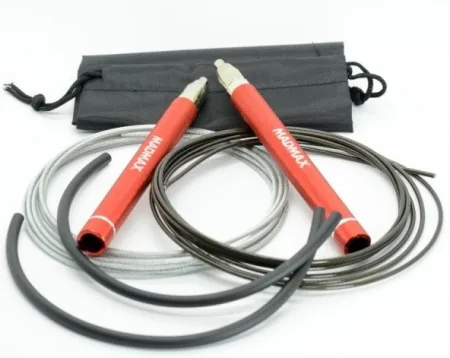 Speed jump rope with ball bearings aluminum MadMax MFA-286 Speed jump rope Red