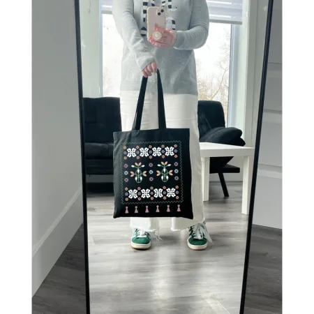 Екошопер BookOpt BK4095 українські мотиви, чорний