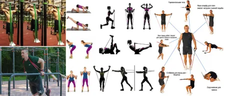 Гумові петлі еспандер EasyFit 4 - 60 кг