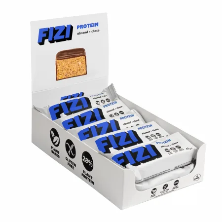 FIZI Protein Bar - 10x45 г мигдаль шоколад