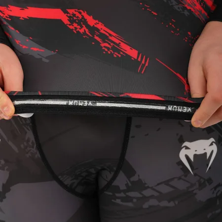 Костюм компресійний дитячий рашгард лонгслів штани і шорти VNM чорний-червоний 9529B-9629B-V5020 XS