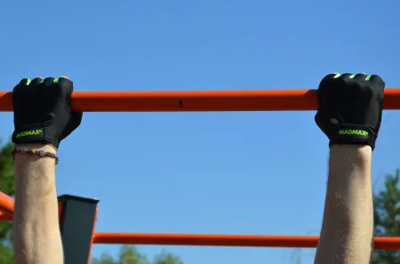 Рукавички для фітнесу MadMax MFG-251 Rainbow Green S