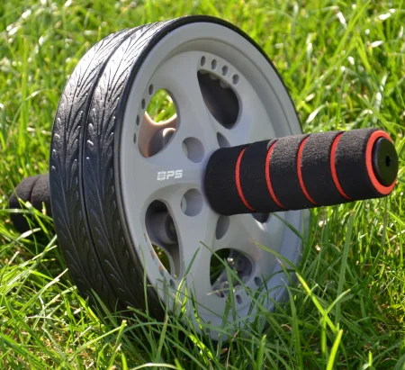 Колесо для преса Power System PS-4042 Dual Core Ab Wheel Grey/Чорний