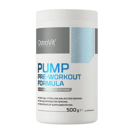 PUMP Pre Workout Formula - 500 г Лимон