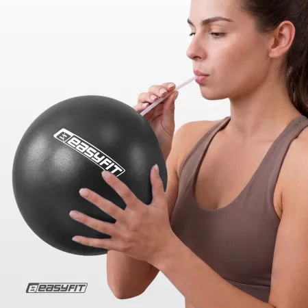Мяч для пилатеса EasyFit 25 см чёрный