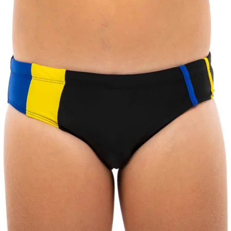 Плавки для хлопчиків класичні для плавання вік 6-10 років чорний 8