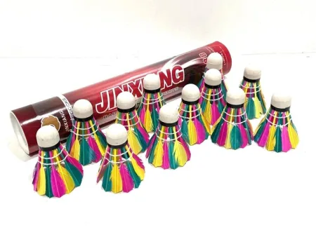 Воланчик Jinxiang пір'яні кольорові 12 шт