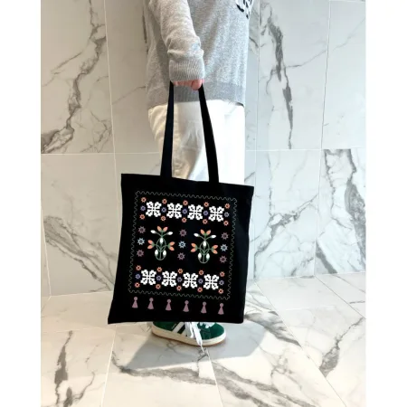 Екошопер BookOpt BK4095 українські мотиви, чорний