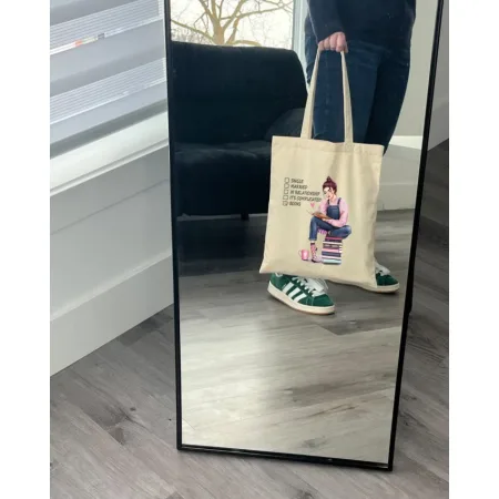 Екошопер BookOpt BK4068 "BOOKS - джерело знань" бежевий