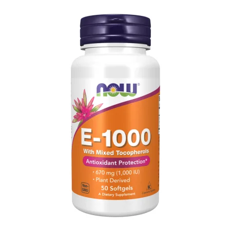 Vitamin E-1000 Mixed Tocopherols - 50 софтгель