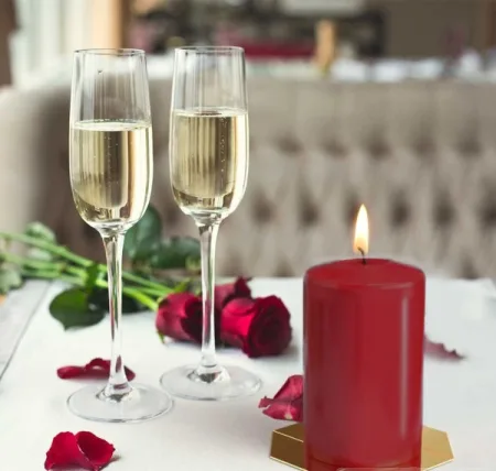 Набір свічок 4 шт. циліндр бордові sw40/60