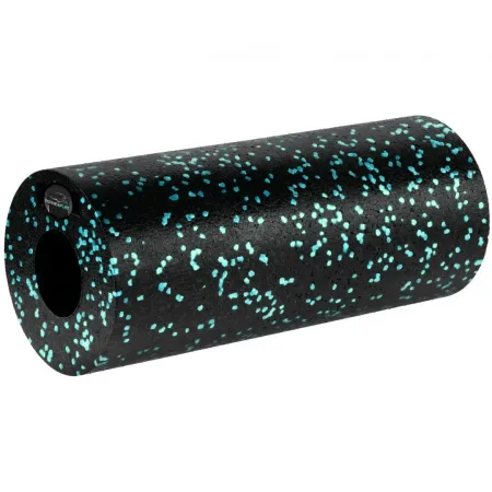 Масажний набір PowerPlay PP_4015 EPP Foam Roller Set 4 in1 2 ва роли + 2 ва м'ячі Чорно бірюзовий