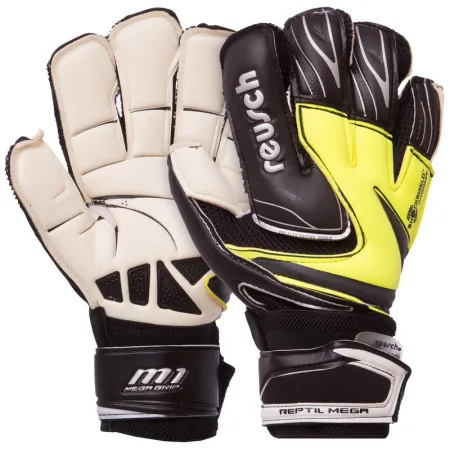 Рукавички воротарські REUSCH Зелений 9 - чорний//жовтий