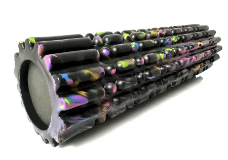 Масажний ролик EasyFit Morze 45 см чорний