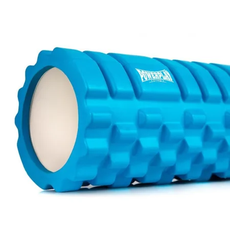 Масажний ролик (роллер) PowerPlay 4025 Massage Roller синій 33x14 см