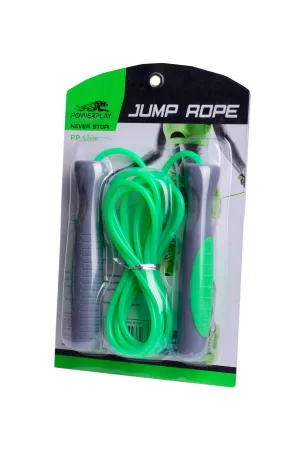 Скакалка PowerPlay 4204 класичний Jump Rope зелена 2,7 m.