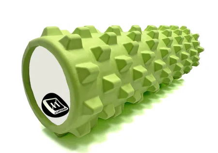 Масажний ролик EasyFit Grid Roller PRO 45 см салатовий