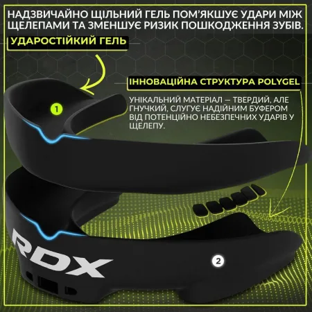 Капа RDX 3w доросла (вік 12+) Black