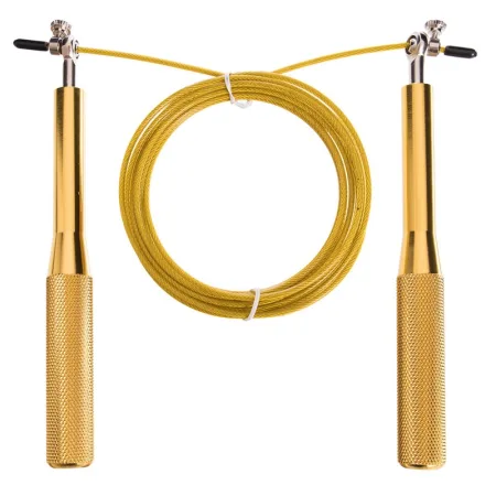 Скакалка швидкісна для кросфіту зі сталевим тросом Cima CM J601 червоний