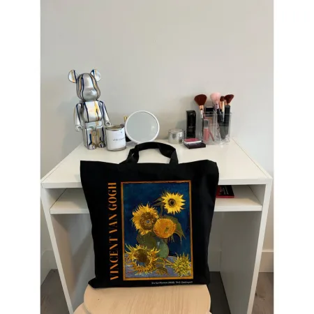 Екошопер BookOpt BK4096 Van Gogh Six Sunflowers чорний