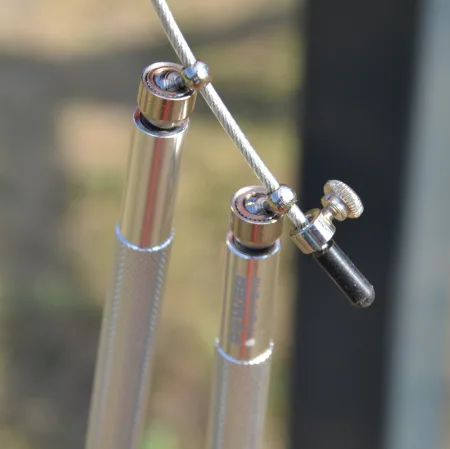 Скакалка швидкісна Power System PS-4064 Ultra Jump Rope срібний 2,75 m.