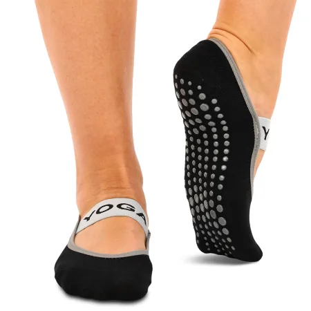 Шкарпетки для йоги №8 розмір 36-41 чорний