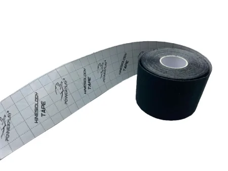 Kinesiology Tape PowerPlay 4315 Black 5 cm*5 m