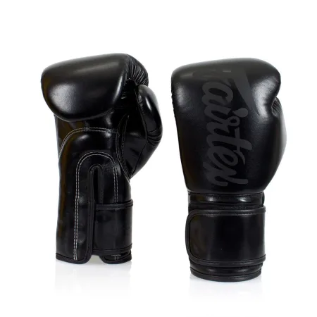 Боксерські рукавиці Fairtex BGV14SB Black 10 унцій (бинти в комплекті)