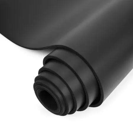 Килимок для йоги каучуковий поліуретан Sport Pro 183 см*68 см*5 мм чорний