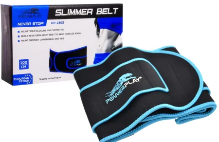 Slimming Belt PowerPlay 4303 Black-Blue
