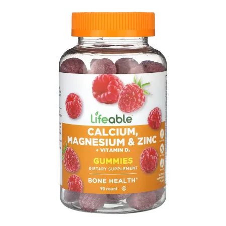 Calcium Magnesium & Zinc + Vitamin D Adult 90 gummies