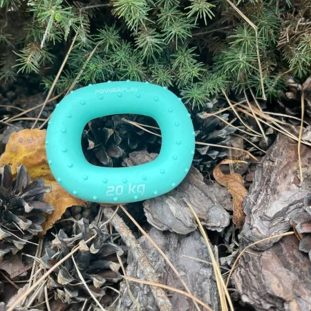 Еспандер кистьовий силіконовий PowerPlay PP-4337 Hand Grip Medium 20 кг. зелений