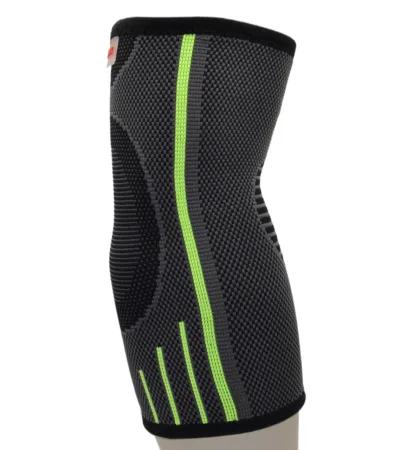 Компресійний налокітник MadMax MFA-283 3D Compressive elbow support Dark grey/Neon green (1шт.) M
